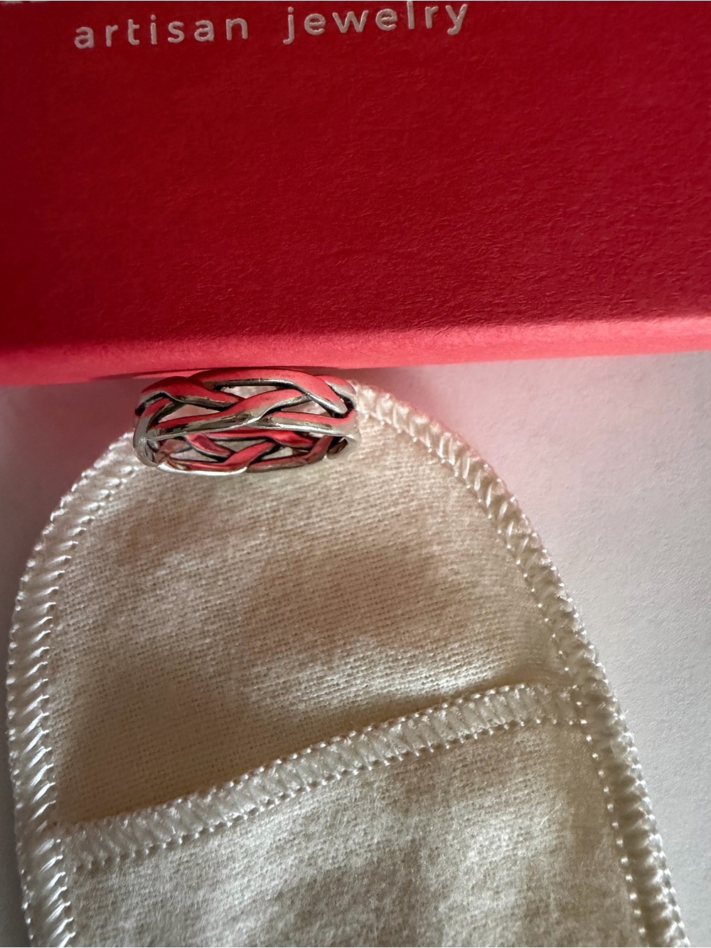 James Avery Woven Band Ring in Silver